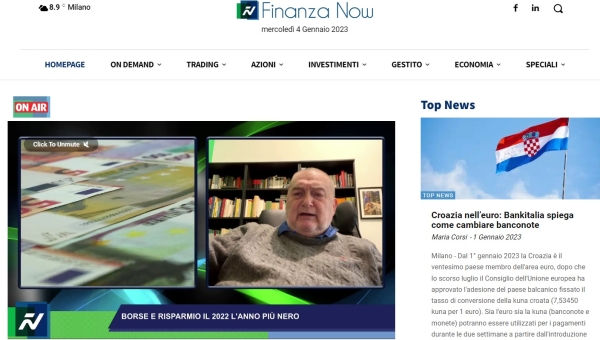 Finanza Now, la tv su cui investire